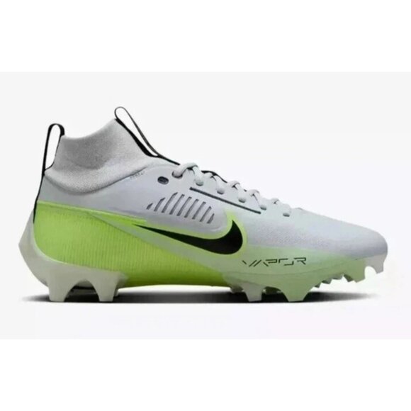 NIKE VAPOR EDGE PRO 360 2 GRAY/VOLT/BLACK FOOTBALL CLEATS MEN\'S SIZES NEW main image 12